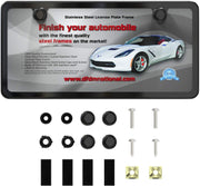 DFDM National License Plate Frame Kits (Gloss Black)